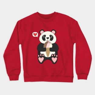 Neapolitan Panda Crewneck Sweatshirt